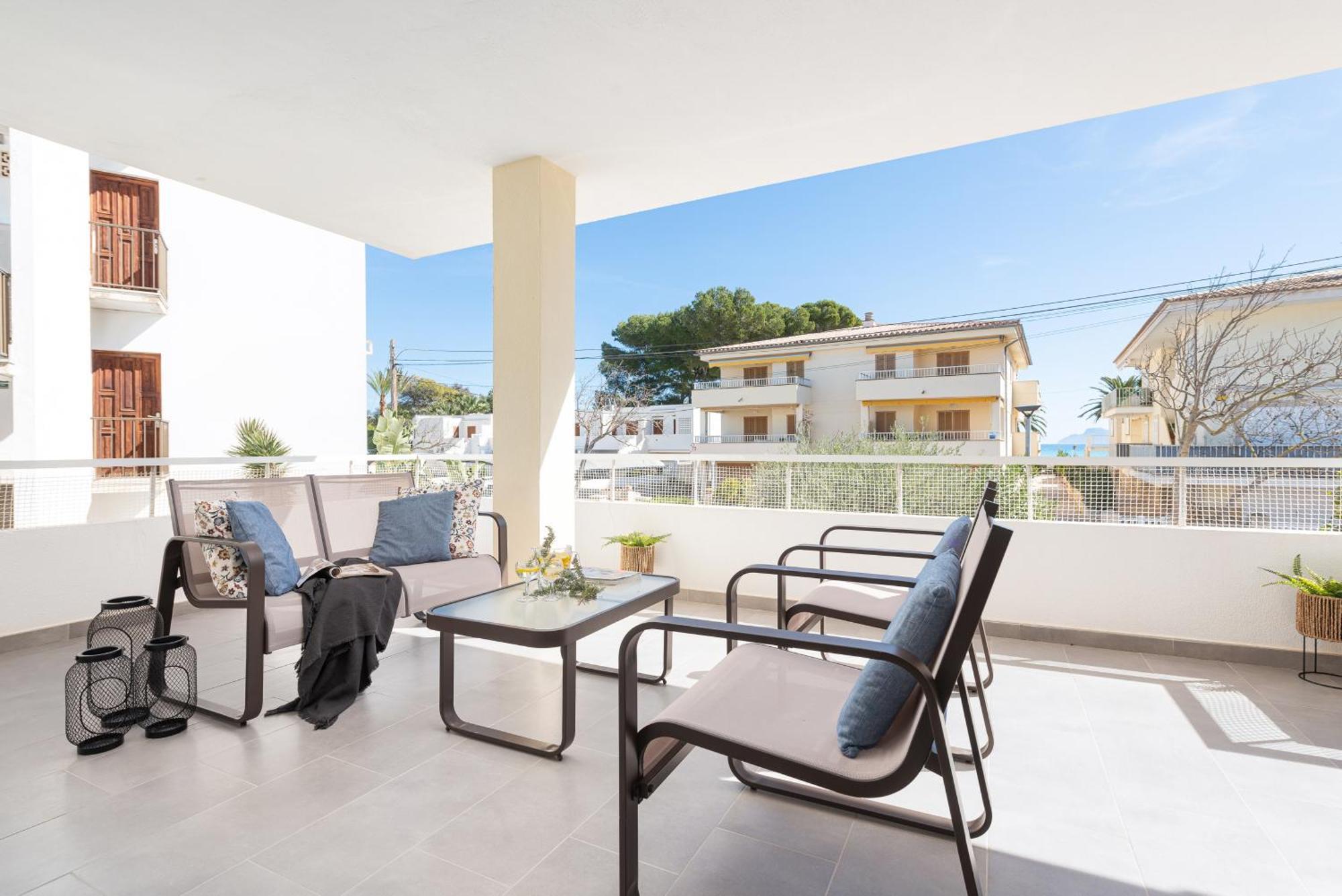 Apartamento Concha junto a playa, CLAVELLS 1 1ER D Alcúdia Exterior foto